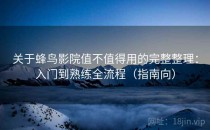 关于蜂鸟影院值不值得用的完整整理：入门到熟练全流程（指南向）