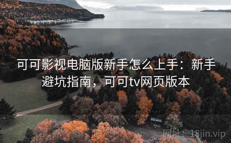 可可影视电脑版新手怎么上手：新手避坑指南，可可tv网页版本  第1张