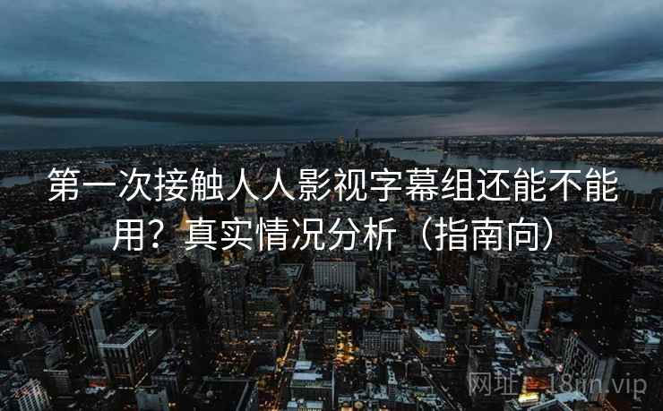 第一次接触人人影视字幕组还能不能用？真实情况分析（指南向）  第2张