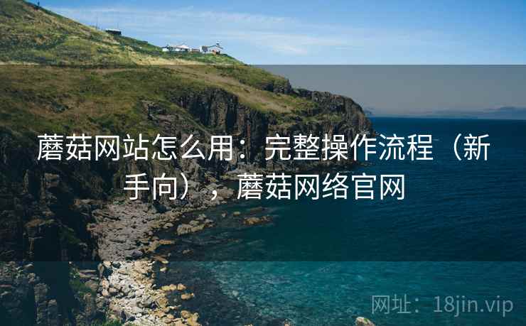 蘑菇网站怎么用：完整操作流程（新手向），蘑菇网络官网  第1张