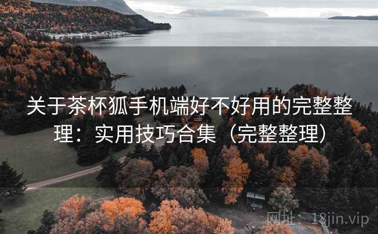 关于茶杯狐手机端好不好用的完整整理：实用技巧合集（完整整理）  第2张