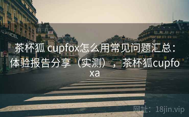 茶杯狐 cupfox怎么用常见问题汇总：体验报告分享（实测），茶杯狐cupfoxa  第2张